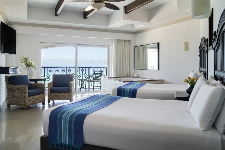 Habitaciones dobles con  camas del Hyatt Zilara Cancun - All Inclusive - Adults Only