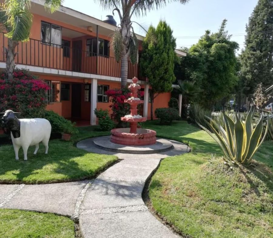 patio del Villas Hotel Cholula